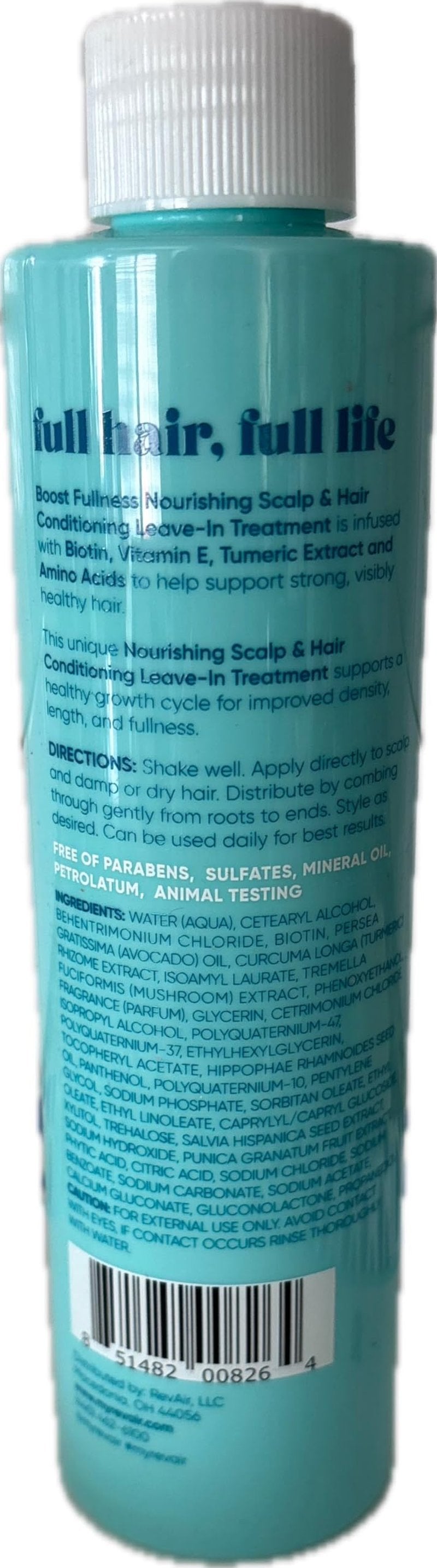 REVAIR Nourishing Scalp & Hair Conditioning Leave-In Treatment - Deep Conditioning Leave In Conditioner Spray - Volumizing Leave In Conditioner for Dry Damaged Hair - Vegan & Cruelty-Free (6.7 Fl Oz)