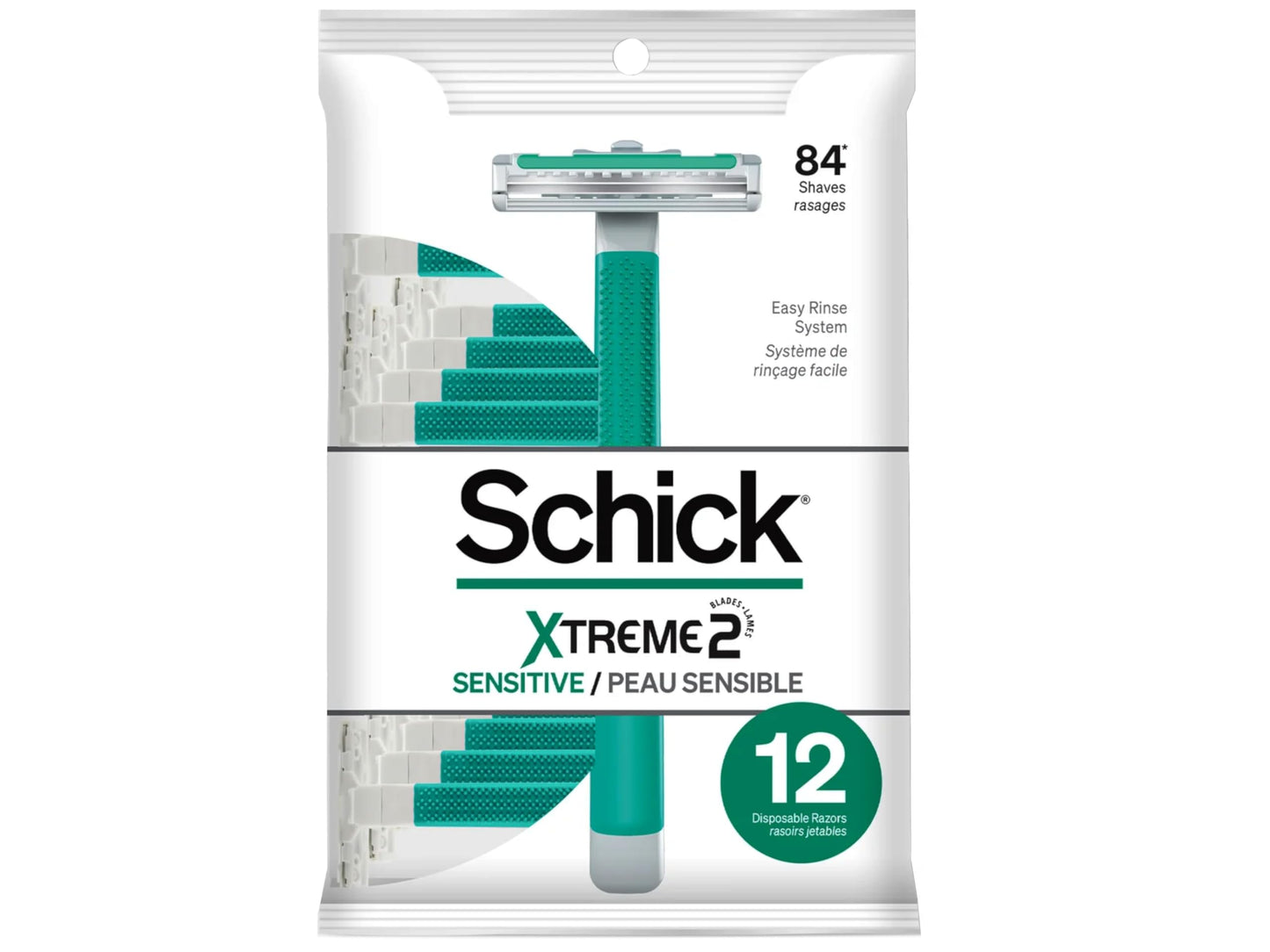 Schick ST2 for Men Sensitive Skin Disposable Razor - 12 ct - 2 pk