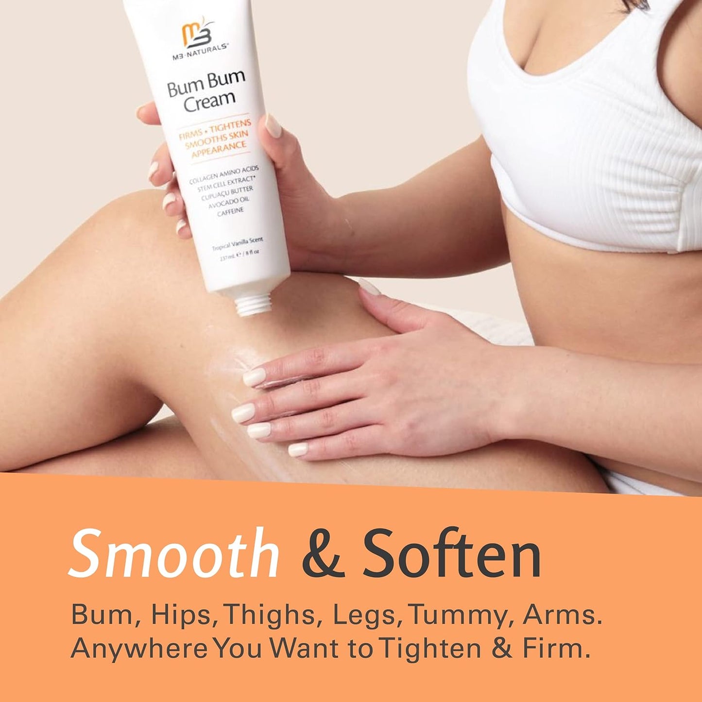 Anti Cellulite Body Massage Oil & Bum Bum Cream Bundle - Firming & Hydrating Formula