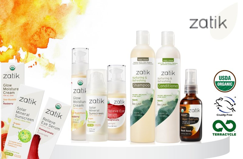 Zatik Naturals - Gratitude Face Serum with Seaweed and Algae, USDA Organic, Vegan, Non GMO Gluten Free, Soy Free, Alcohol Free, pH Balanced, Biodegradable, 1.0 fl oz, 30ml