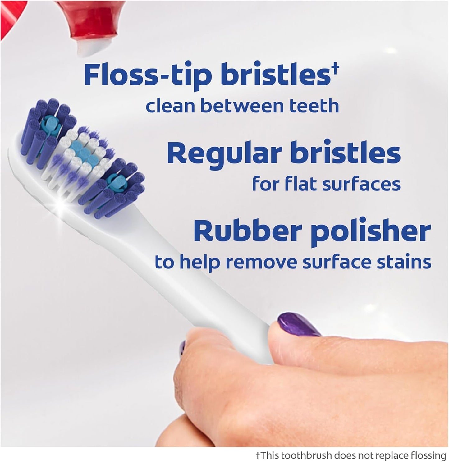 Colgate 360 Floss Tip Sonic Powered Battery Toothbrush Refill Pack - 2ct