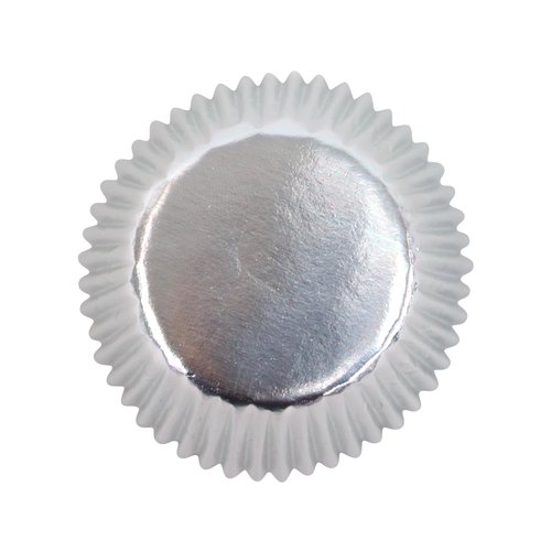 PME Silver Metallic Cupcake Liners, Standard Size