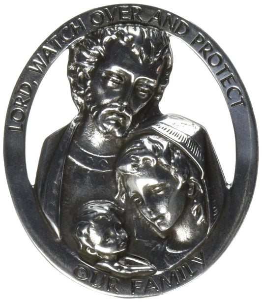 Cathedral Art (Abbey & CA Gift Auto Visor Clip, Blessed Family