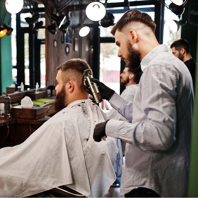 Professional Hair Clippers - Cordless Zero Gapped Trimmer for Men | Rechargeable with LED Display