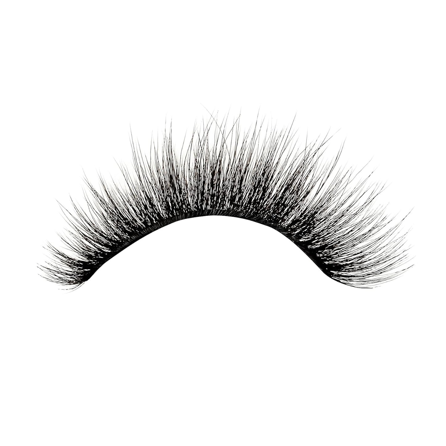 KISS Lash Couture Faux Mink 3D Matte, False Eyelashes, 'Matte Velvet', 16 mm, Includes 1 Pair Of Lash, Easy to Apply, Reusable Strip Lashes