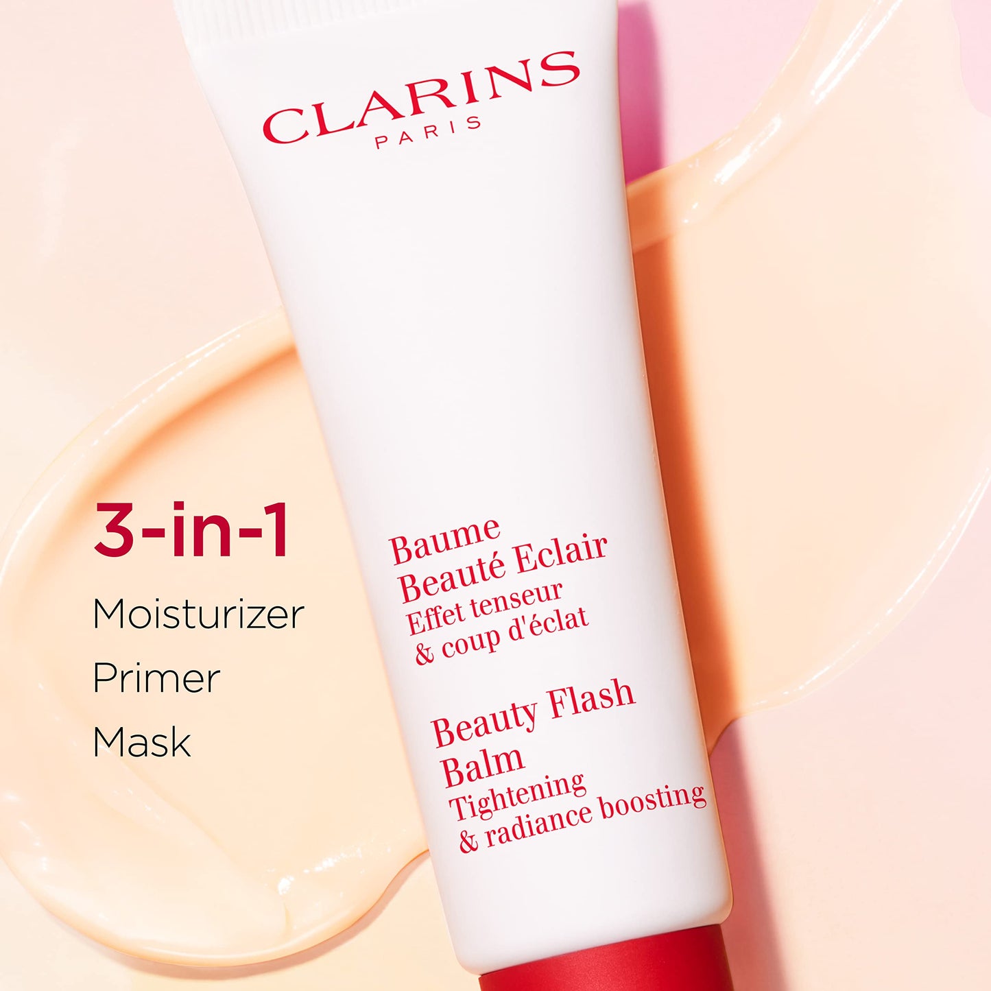 Clarins Instant Smooth Face Primer and Beauty Flash Balm Bundle | Wrinkle-Smoothing Face Primer | 3-in-1 Glow Boosting Face Cream, Makeup Primer, or 10 Minute Mask | All Skin Types