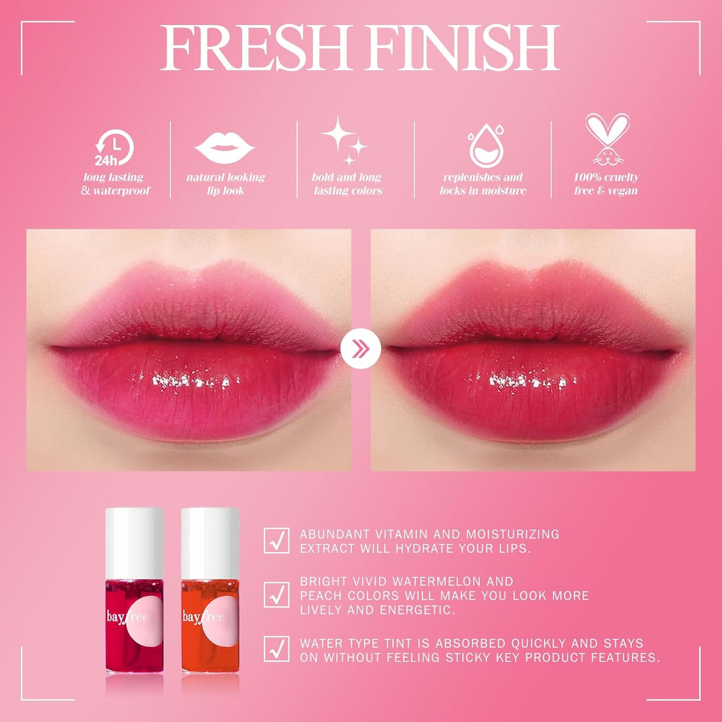 Lip Tint Stain Set, Korean Water Tint Lightweight Non-sticky, Waterproof Long Lasting Liquid Blush & Lip Stain, Transfer-Proof, Matte Finish Lip Color Makeup (made into jam)