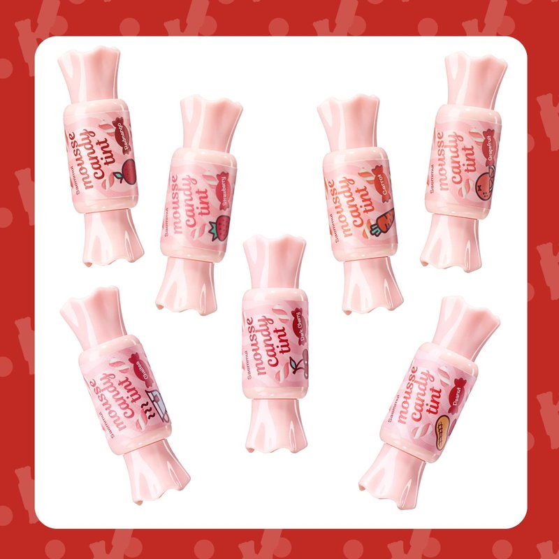 THESAEM Saemmul Mousse Candy Tint #6 Chaitea Mousse - High Pigment Matte Finish Long Lasting Lip Stain with Honey Extracts to Hydrate Lips - Weightless & Smudge-Proof, 0.3 fl.oz.