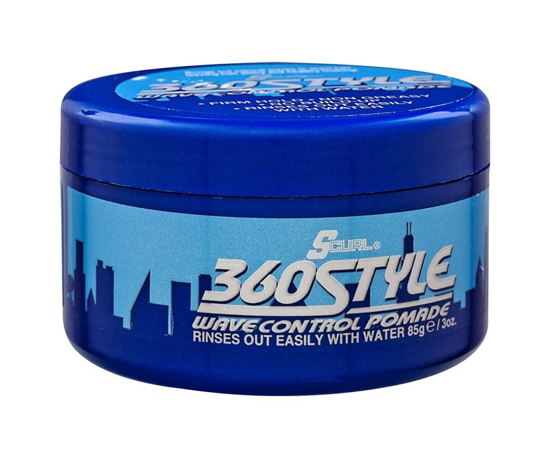 Lusters S-Curl 360 Wave Control Pomade - 3 Ounce | Perfect for Defined Waves, 6 Pack