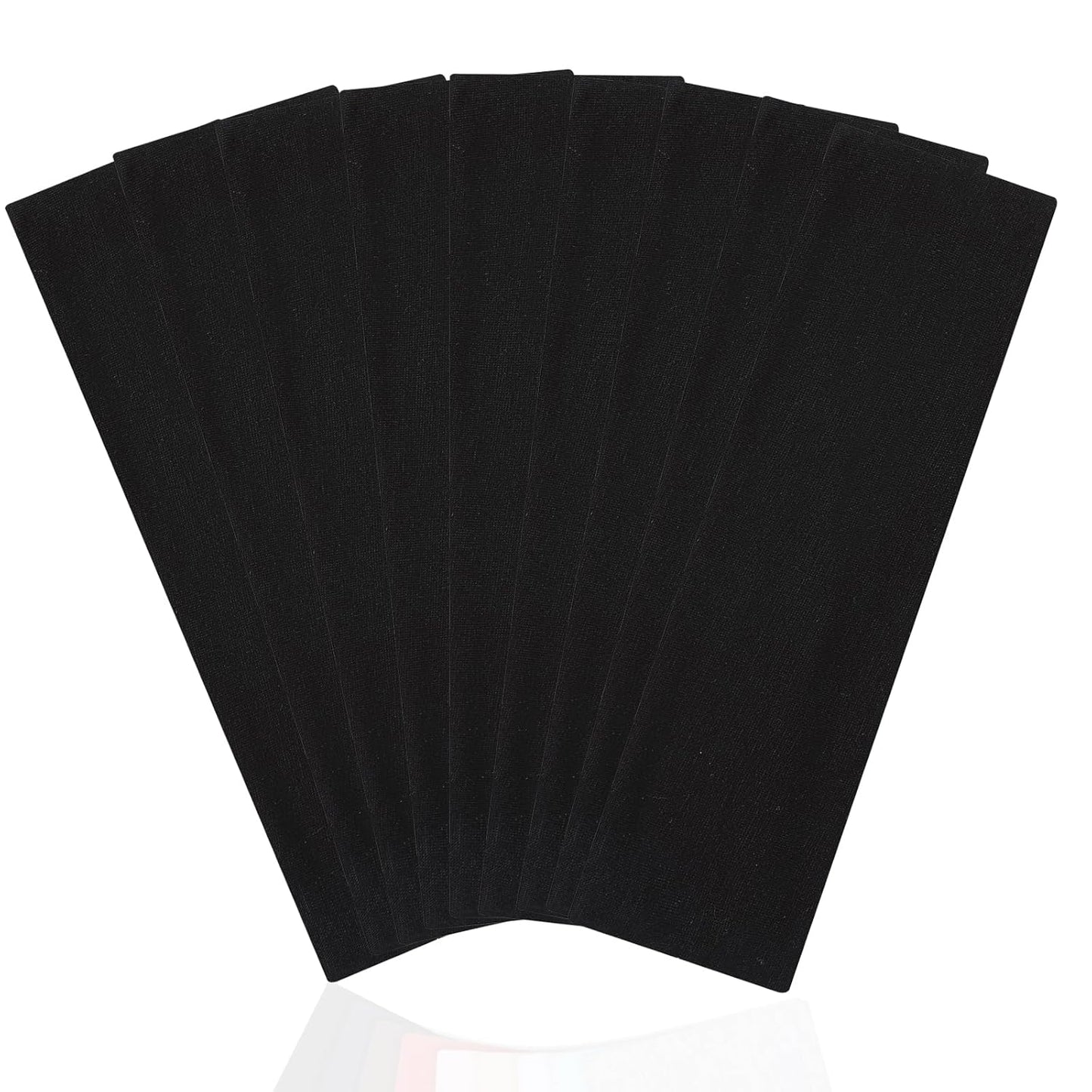 9 Pack Headbands for Women Non Slip - Fabric Elastic Hair Bands for Women's Hair, Soft Cotton Cloth Stretchy Sport Headbands, Sweat Absorption Athletic Hairbands for Workout Yoga Running - A