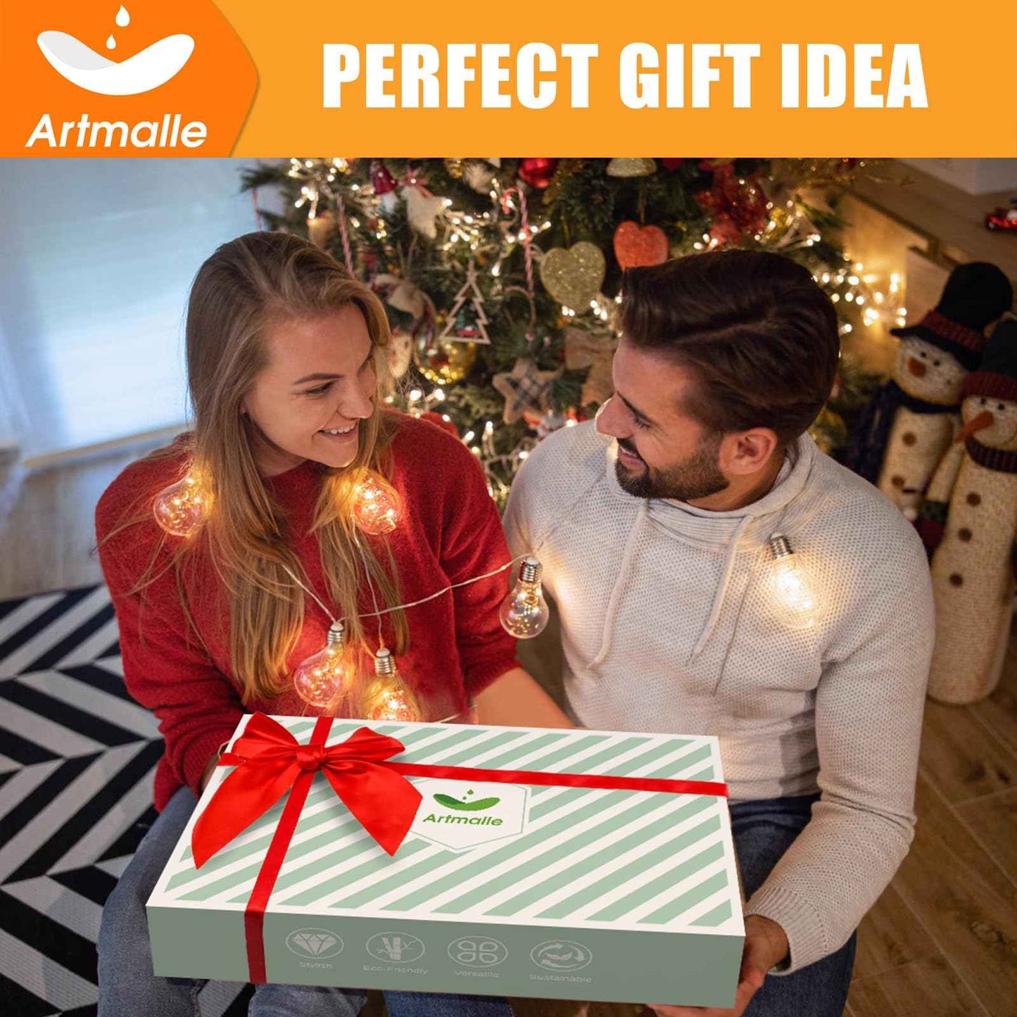 Artmalle Bathtub Caddy Tray for Tub, Expandable Bamboo Bath Table Tray with Book Stand for Home Spa Relaxing, Foldable Minimalist Bathroom Accessories for Women Men (Simple, Natural) (Natural)