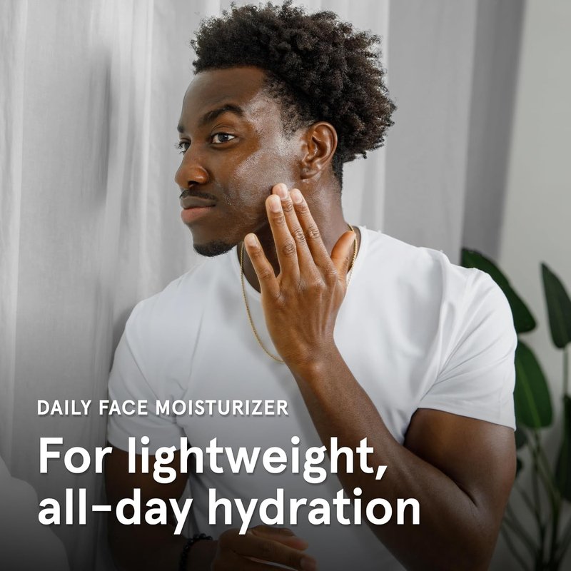 Lumin Daily Face Moisturizer for Men - Lightweight Hydrating Cream with Niacinamide | 50ml for Normal, Combination & Sensitive Skin