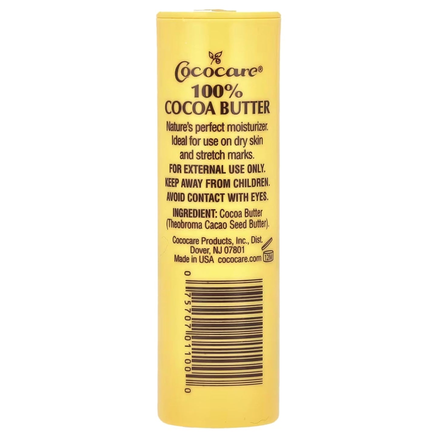 Cocoa Butter Stick - 100% Pure Moisturizing Balm for Skin | 1 oz (Pack of 9)