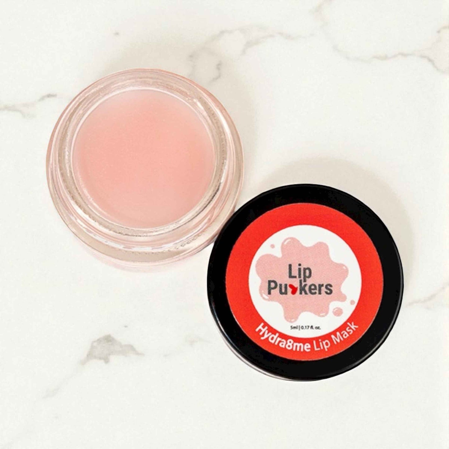 Hydra8me Overnight Lip Mask, Hydrating Treatment with Natural Oils, 5ml/.17oz