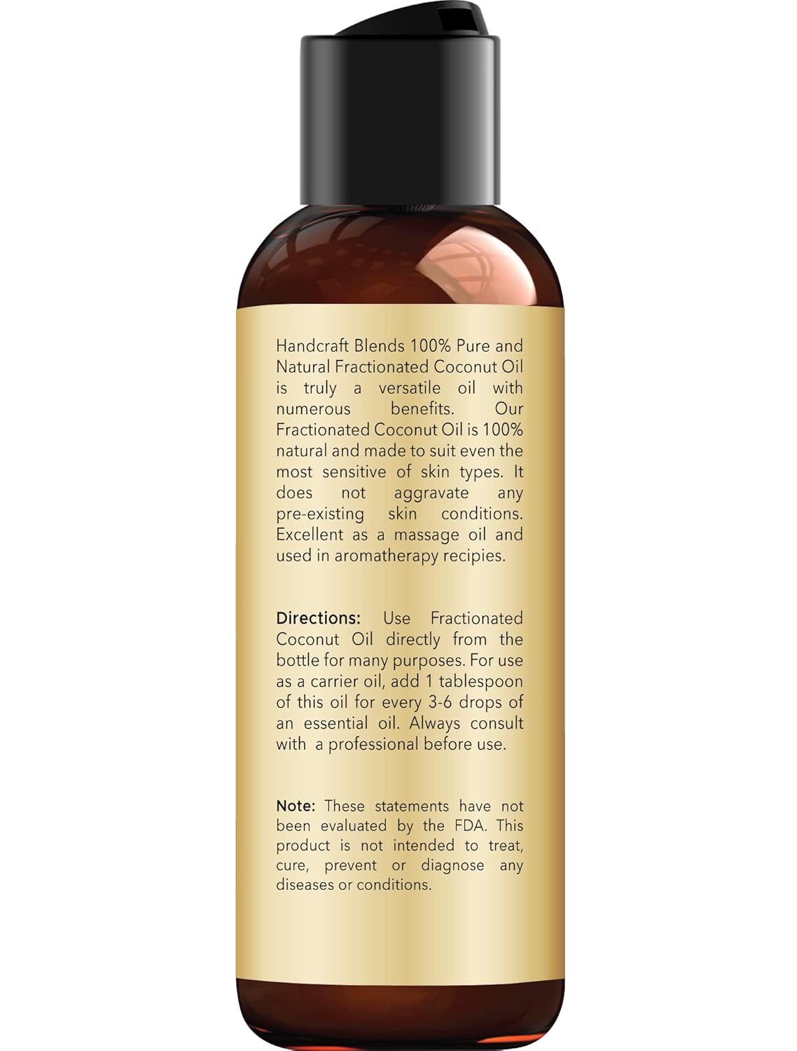 Handcraft Blends USDA Organic Jojoba Oil - Cold-Pressed 4 Fl Oz - 100% Pure and Natural - Premium Grade Carrier Oil for Skin and Hair - Hair and Body - Massage - Hexane-Free