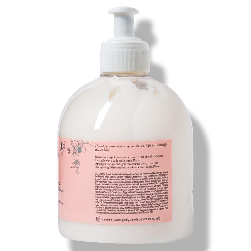 100% PURE Yuzu & Pomelo Glossing Conditioner Revitalizing & Hydrating Nutrient Boost of Kelp Flax Seed Oil & Vitamin E Helps Restore Hair Shine Body & Strength for Women & Men, Vegan - 16 Fl Oz