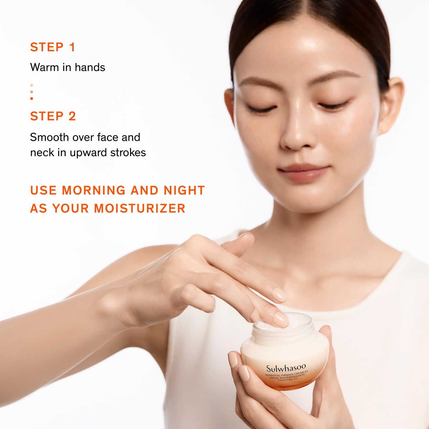 Sulwhasoo Essential Firming Cream - A hypoallergenic, whipped moisturizing cream that visibly improves firmness. Packaging May Vary