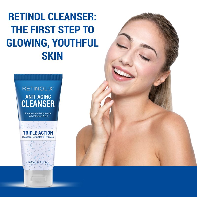 Skincare Retinol X Anti-Aging Cleanser 4 O.z. Tube Triple Action (2 Pack)