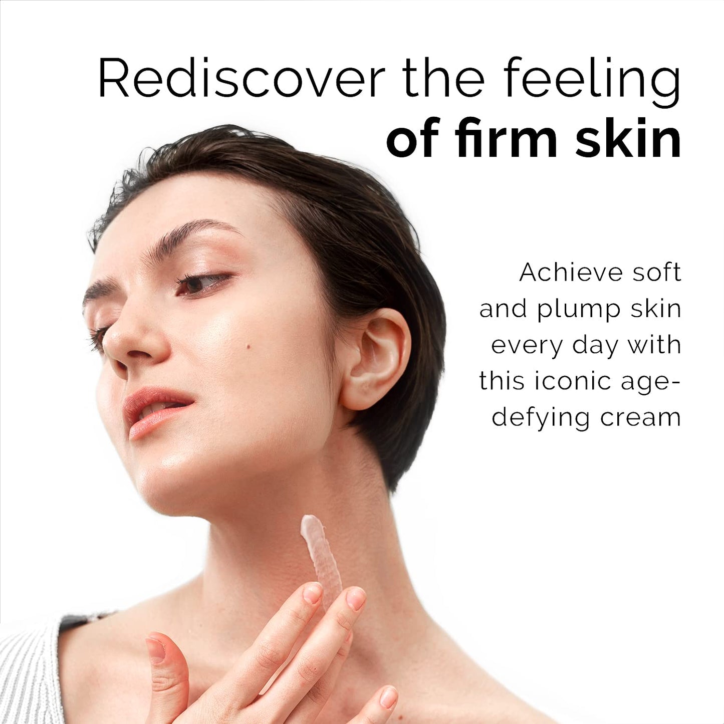 ACTIVSCIENCE Neck Firming Cream - Natural Anti-Aging Facial Moisturizer with Retinol Collagen & Hyaluronic Acid - Day & Night Anti-Wrinkle Cream - Firming, Hydrating Face Cream