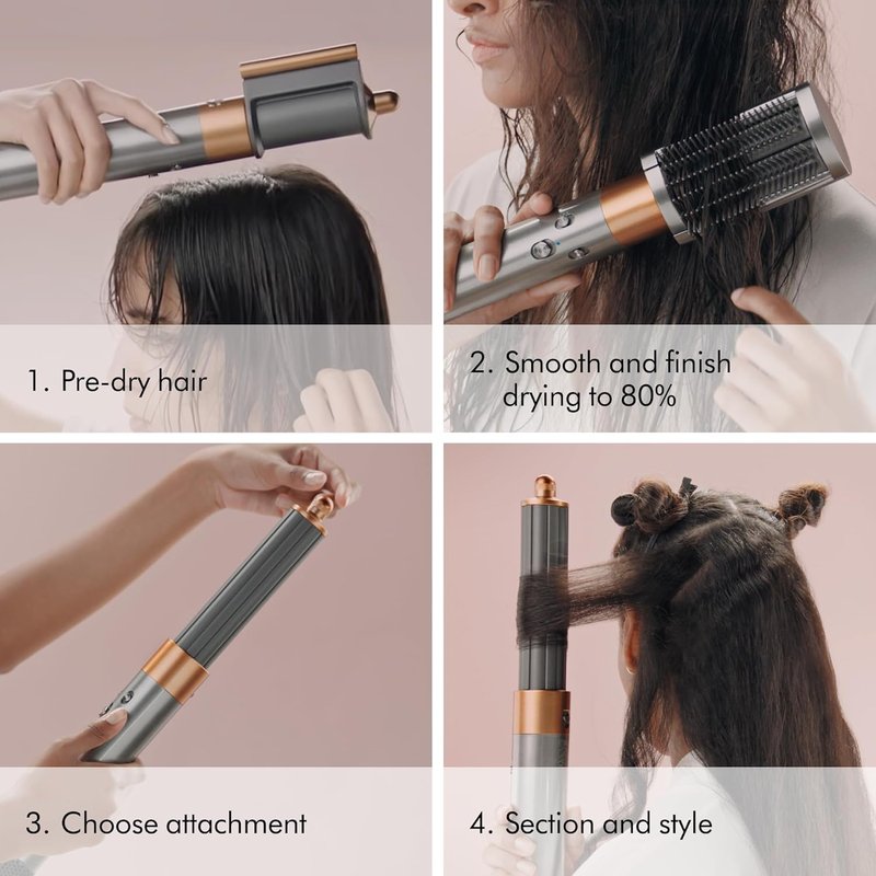 Dyson Airwrap™ Multi-Styler - Complete Long Hair Styling Tool | Versatile Curling & Straightening