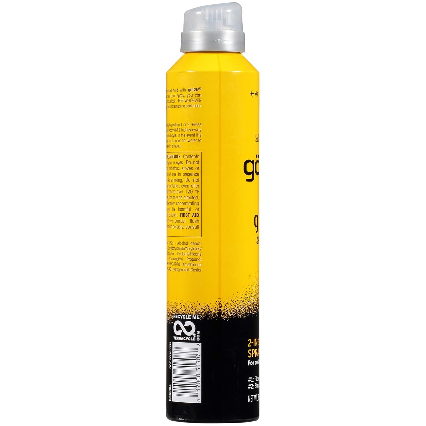 Got2b Glued Spray Wax with 2-in-1 Dual Spray Nozzle, 8 oz