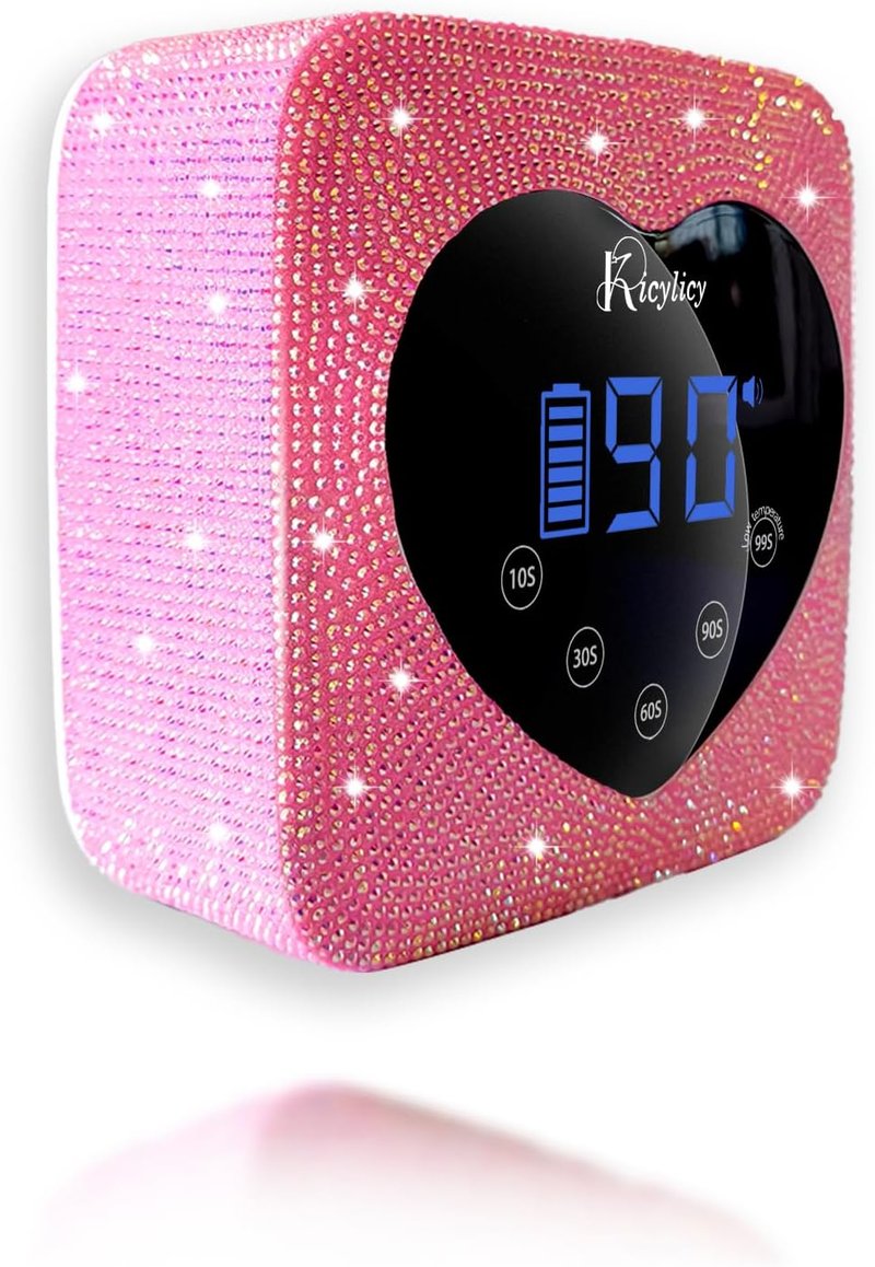 UV LED Nail Lamp - 72W Rechargeable Cordless Nail Dryer with 5 Timer Settings | Fast Gel Polish Curing for Salon & Home