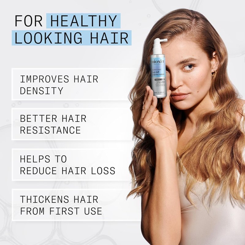 Nioxin Hair Fall Defense Shampoo - Activates Hair Follicles for Less Hair Loss | 10.1 oz