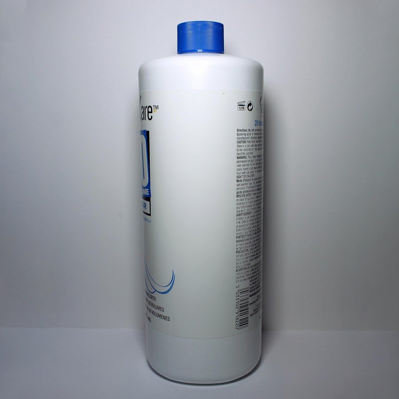 Salon Care 20 Volume Clear Developer, Superior Gray Coverage, Stabilized Formula for Consistent, Predictable Results, 32 Ounce