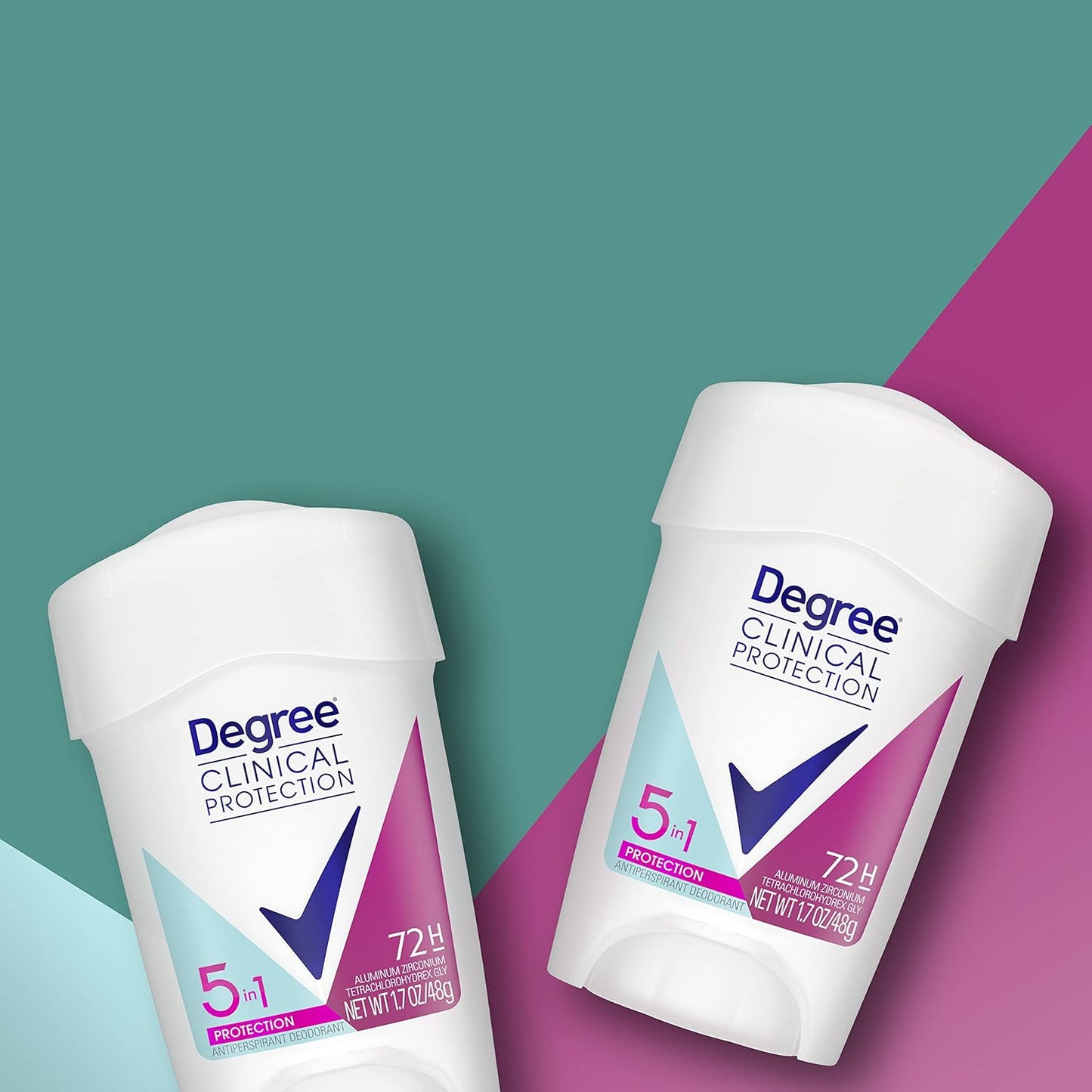 Degree Advanced Protection Antiperspirant Deodorant Sheer Powder for 72-Hour Sweat & Odor Control for Women, with Body Heat Activated Technology, 2.6 oz