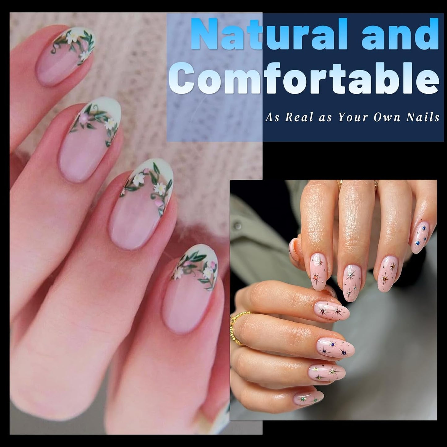 240pc Square Gel Nail Tips Medium Fake Nails for Press on Nails Clear Acrylic Nails Tips, 12 Size Full Cover Nail tips Square Soft Gel Nail Tips False Nails Extension Artificial Fingernails