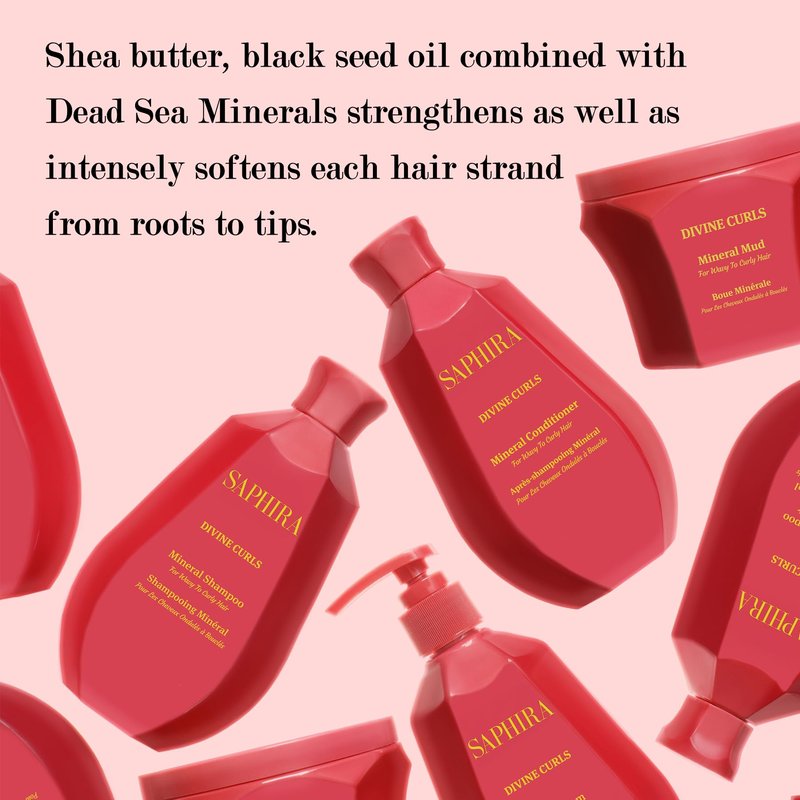 Saphira Sculpting Lotion for Medium To Firm Hold, Healthy Shiny Hair, for All Hair Types, Women and Men, Sulfate-Free, Paraben-Free, 8.5 Ounce