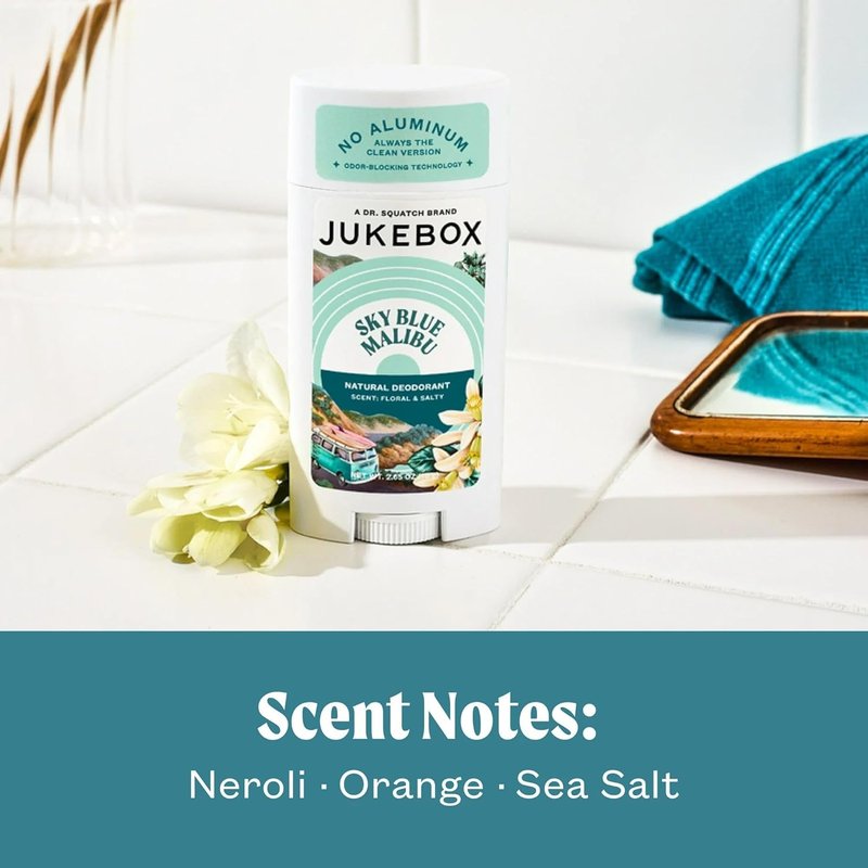 Natural Deodorant for Women - 3 Pack Sampler Gift Set | Rose Hips, Mango, Sky Blue Malibu