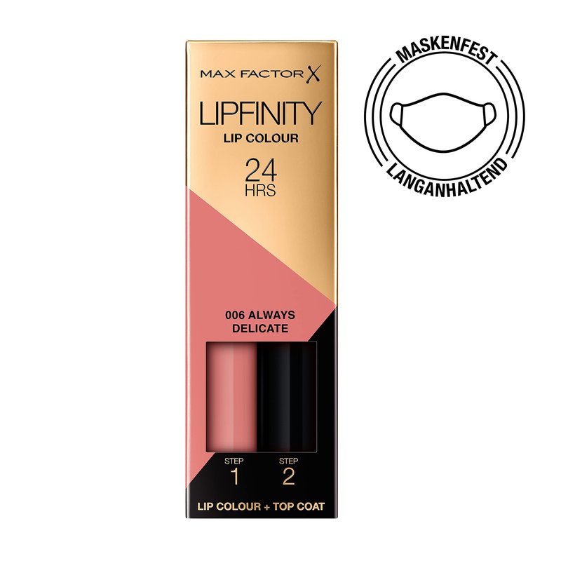 Max Factor Lipfinity, No. 006 Always Delicate, 4.2 Gram
