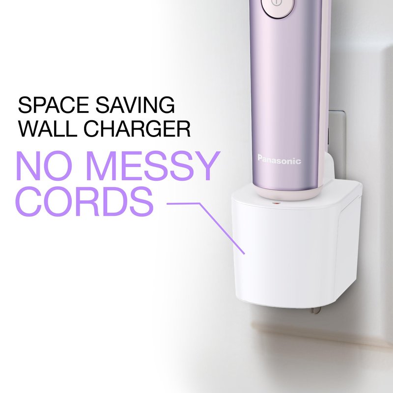 Panasonic Electric Shaver for Women, Cordless 4-Blade Shaver, Bikini Attachment, Pop-Up Trimmer, Wet-Dry Operation, Electric Razors for Women - ES-AWL8AV (Purple)