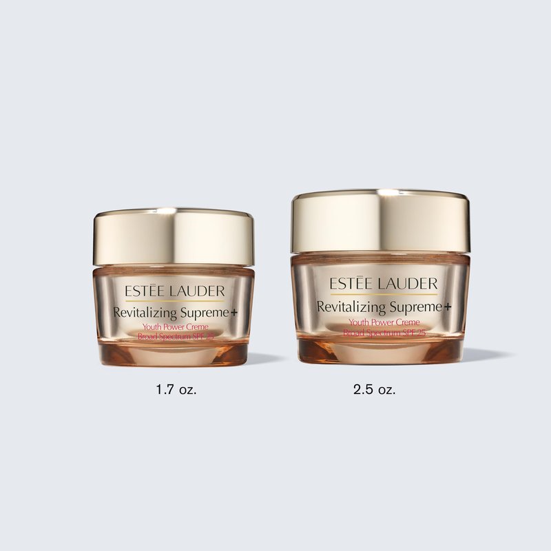 Estée Lauder Revitalizing Supreme+ Youth Power Cream Moisturizer SPF 25 with Hyaluronic Acid & Peptides | Face & Neck Cream, 1.7 Ounce