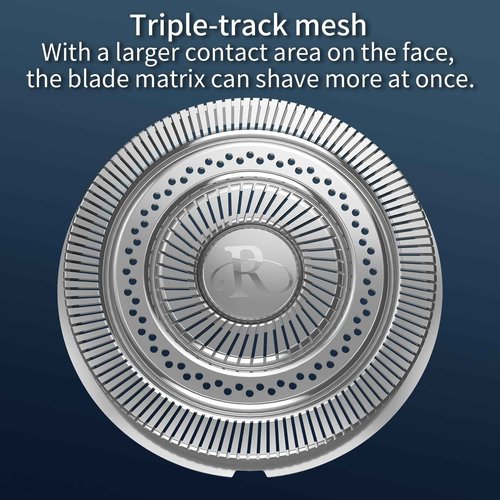 Ovrbs Electric Razor,Aluminum Alloy Body,3D Floating Shaver Head,Type-C Charging,use for 45 Days(RK100-Gray)