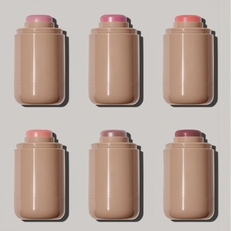 MAEPEOR Matte Blush Stick Creamy Natural Looking Finish Face Blush Long-Lasting Lightweight Buildable Blushes Stick for Cheeks (03 Bright Coral)