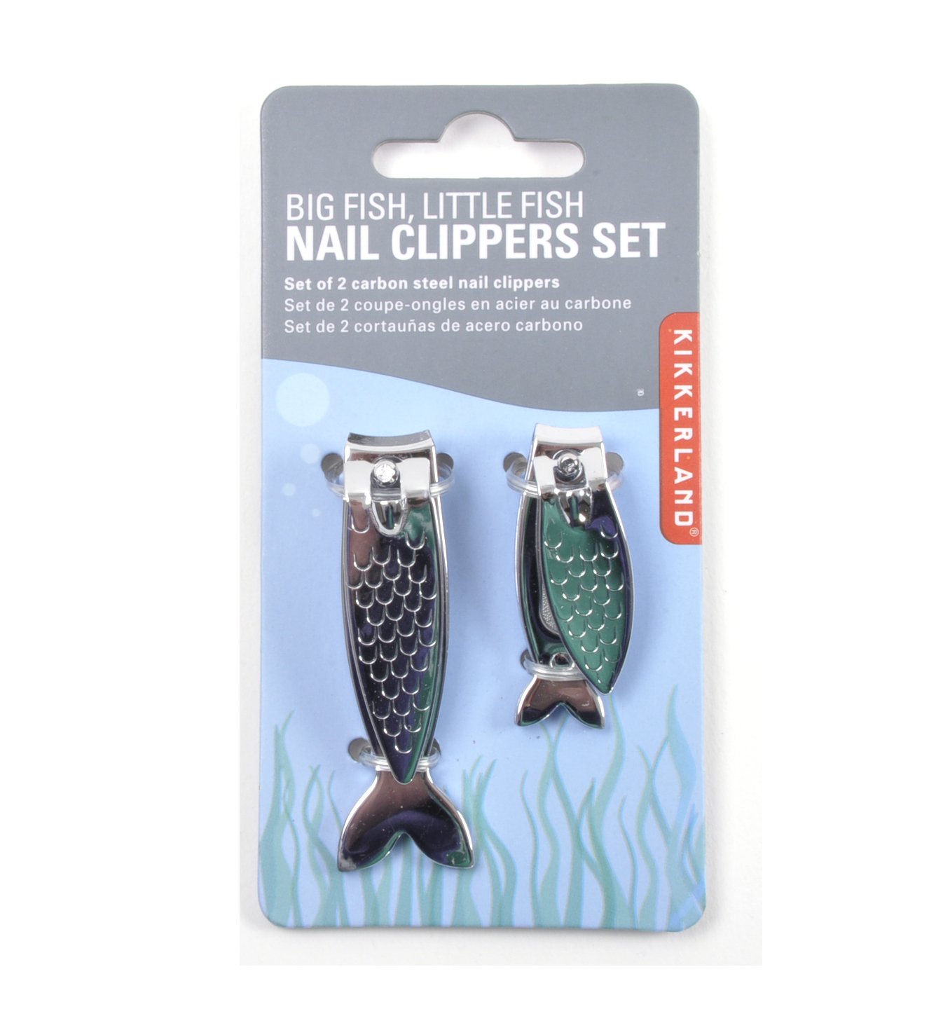 Kikkerland Big Fish & Little Fish Nail Clipper Set