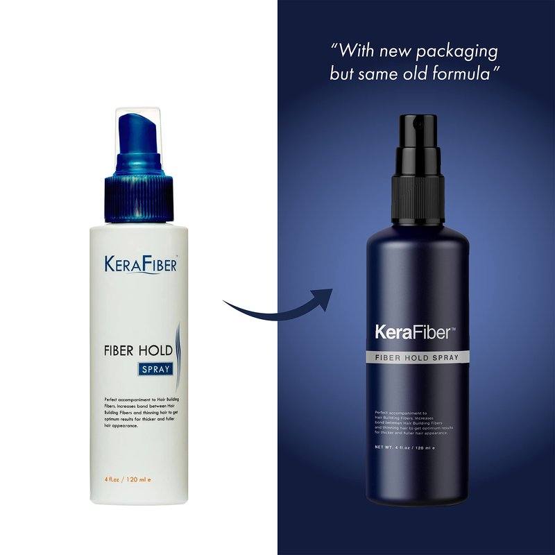 KeraFiber Fiber Hold Spray for Hair Building Fibers | Strengthens Bond between Hair Fibers and Existing Hair - 4 Fl Oz (Fiber Hold Spray)
