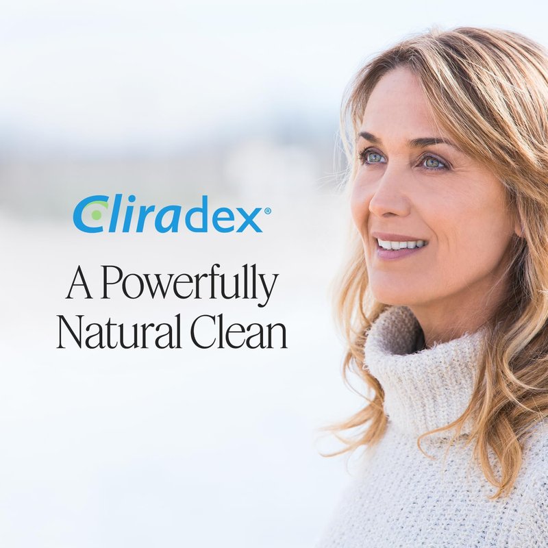 Cliradex Towelettes - Natural Face, Eyelash & Eyelid Cleanser - Wipes for Demodex, Blepharitis, Mgd and Red Irritated Eye Lid - Tea Tree Oil Extract.