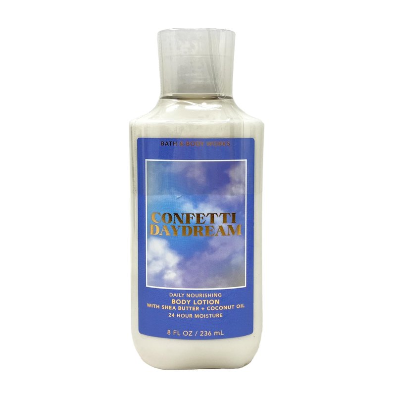 Bath and Body Works Confetti Daydream 2 Pack Super Smooth Body Lotion 8 Oz (Confetti Daydream)