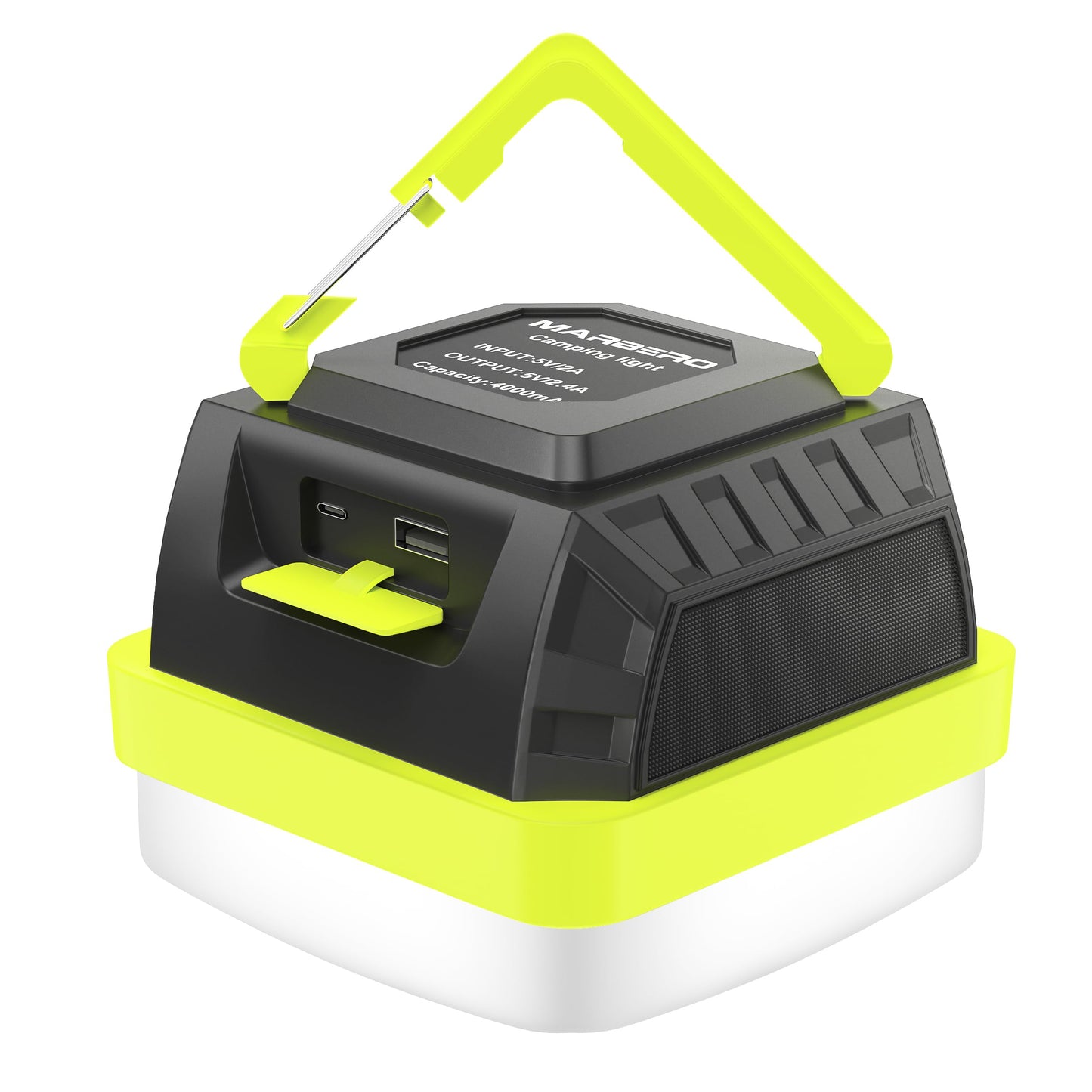MARBERO 248LM Camping Lantern, LED Portable Lantern Tent Light, Emergency Power Bank, Survival Kits, Operated Lamp, for Camping, Power Outages, Hurricane, Hiking, Green