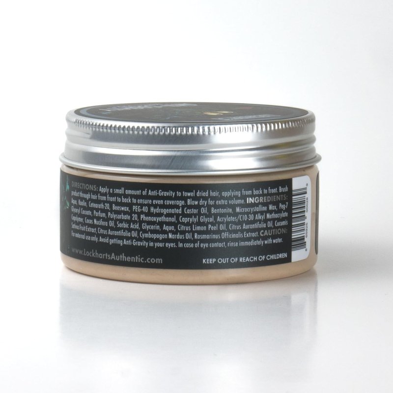 Lockhart's Anti-Gravity Matte Hair Paste | Handcrafted Clay Pomade for Men - High Texture, Low Shine - Cucumber & Rosemary Extract (3.4oz)
