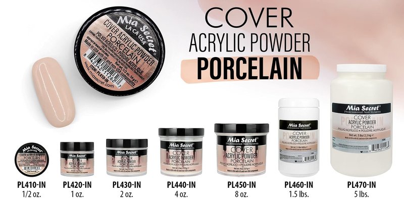 Cover Porcelain Acylic Powder Mia Secret (4 oz)