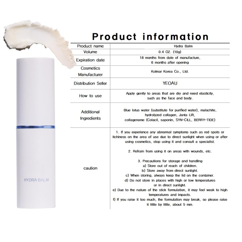 YEOAU Skin Moisturizing Care Face & Body Balm, Portable Winter Hydration For a.t.o.m.y balm stick 0.4oz.(10g)