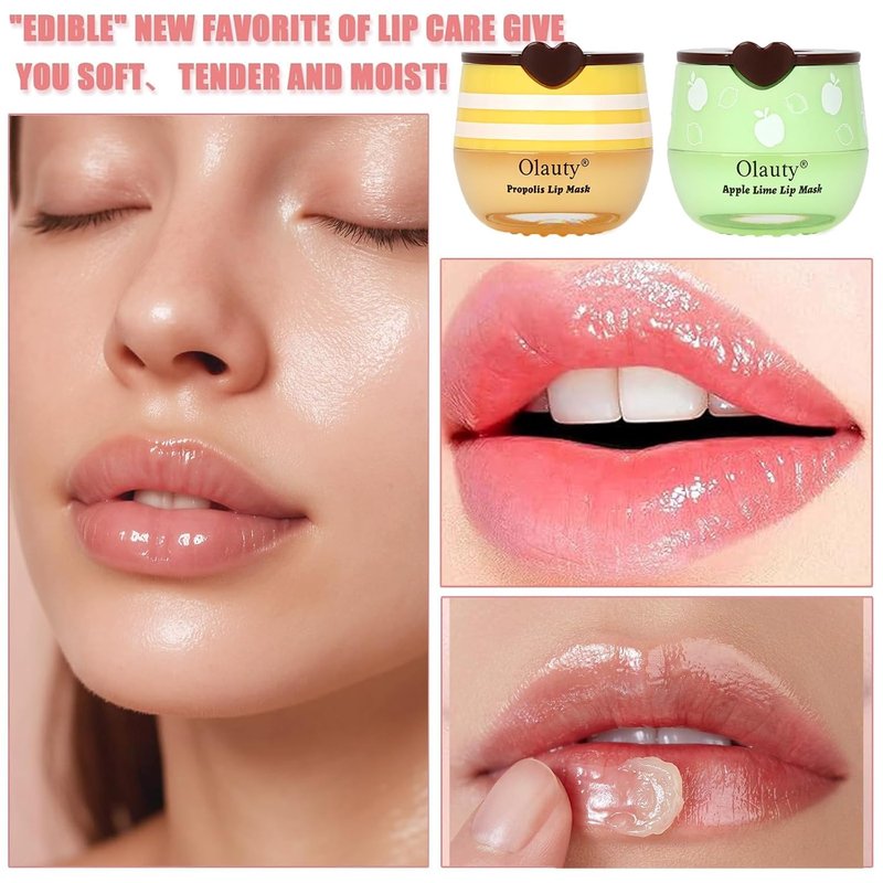 Bee Lip Balm Set - 9 PCS Honey Pot Moisturizing Lip Mask | Perfect Gift for Mother's Day, Birthdays & Teachers