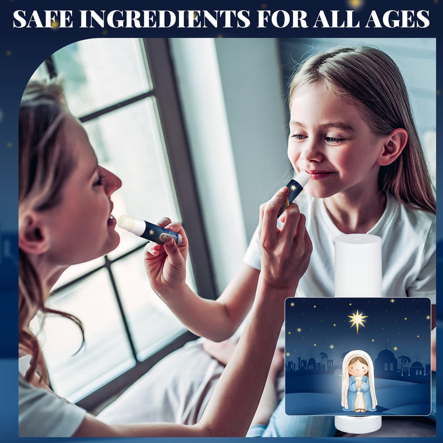 Siifert 50 Pack Christmas Lip Balms Bulk Holiday Xmas Party Gifts Christmas Stocking Stuffers Small Thank You Employee Appreciation Gifts for Women Men Coworkers Staff Homeless (Cute Animal)