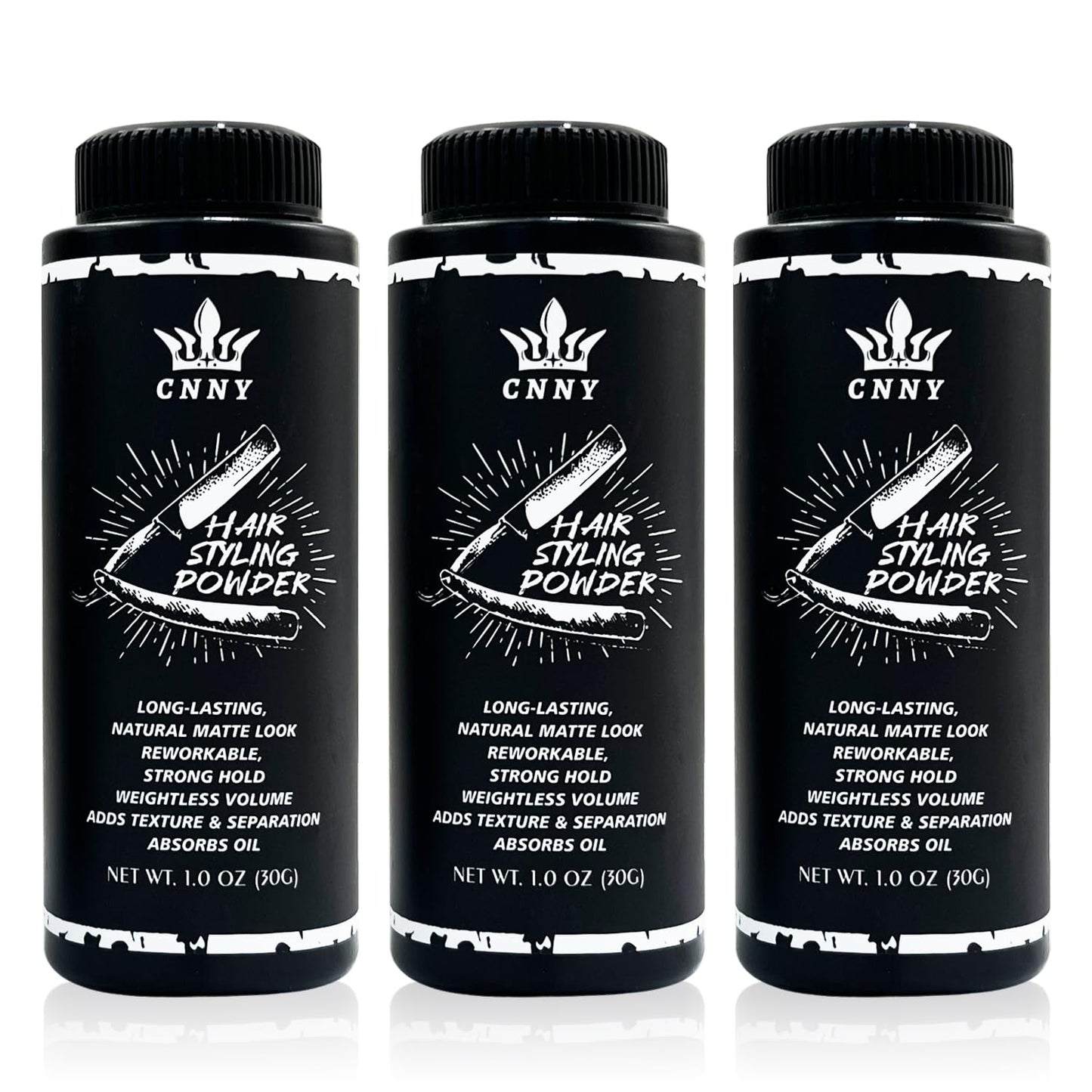 CNNY Hair Styling Powder for Men - 1oz/30g Fluffy Volumizing and Texturizing Powder for Natural Thickness and Look