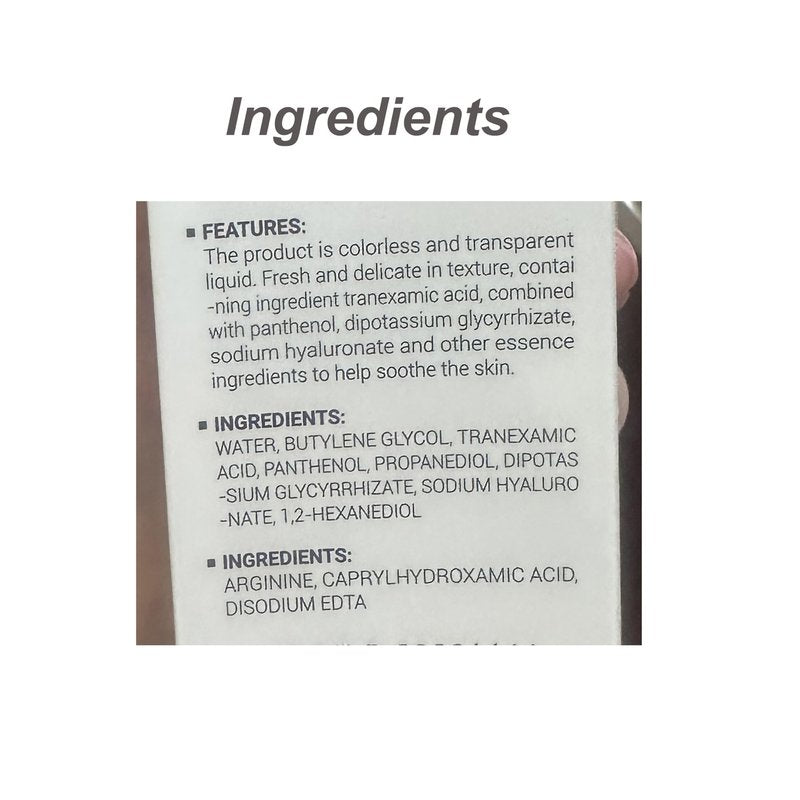 1PC New Package Updated ! UFACE Tranexamic Acid Serum Essence (3% version), 30ml