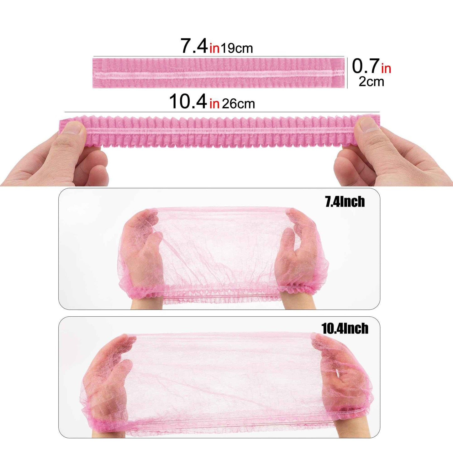 CAIRIAC Fashion Face Mask for Makeup Protection, Disposable Face Cover for Changing Rooms and Bridal Shops, Ideal for Estheticians and Makeup Artists (Pink 100 Pcs)